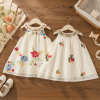 Thumbnail for MiniFlora – Lekka i urocza – haftowana sukienka dla małych dziewczynek