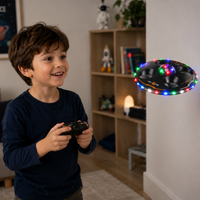 Thumbnail for AeroQuest – LED & RC – Latający dron w kształcie UFO