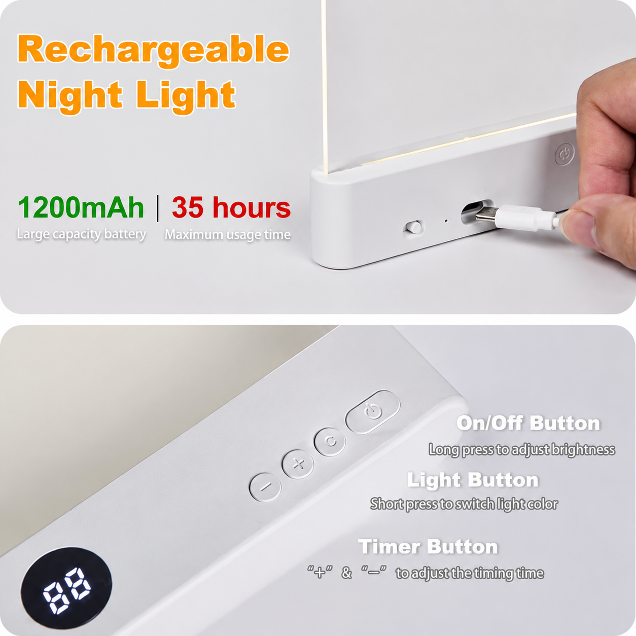 LumiPanel – LED i zdrowe oczy – lampka do czytania z regulacją jasności, zasilana przez USB