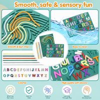 Thumbnail for BrainyKids – Edukacyjne i sensoryczne – silikonowa tablica z literami