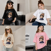 CuteStyle – Modne i wygodne – koszulka z nadrukiem z kreskówki w stylu oversized