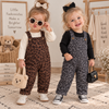 LeopardChic – Modne i wygodne – dziewczęce ogrodniczki w panterkę