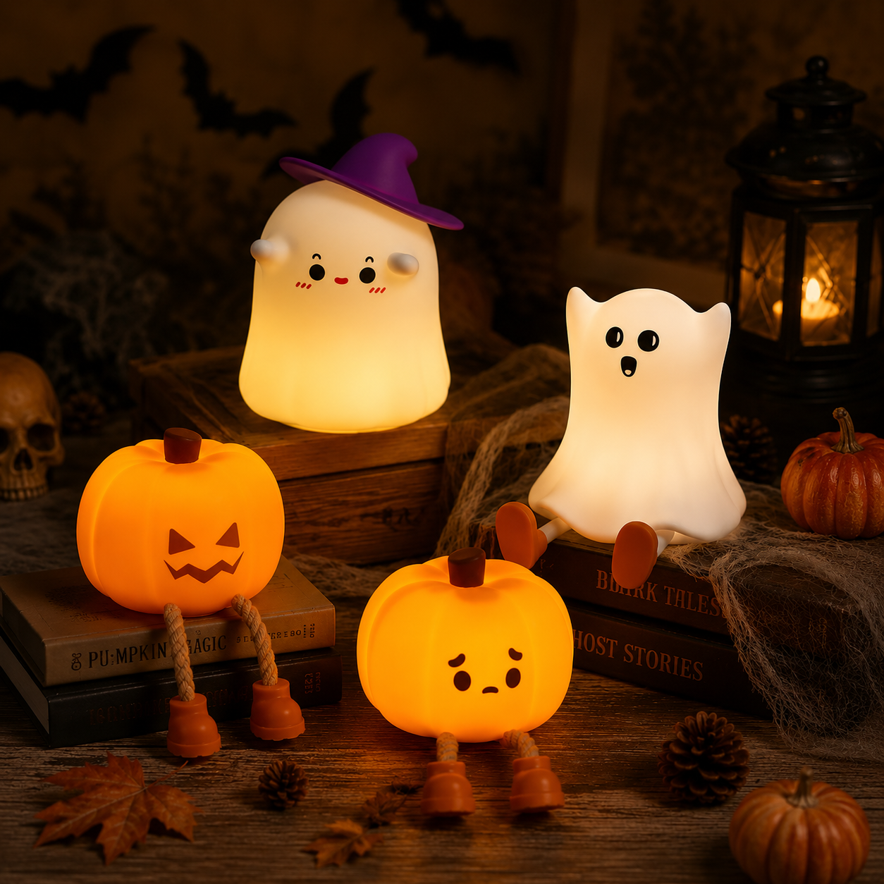 SpookyLamp – Urocza i nastrojowa – lampka nocna na Halloween