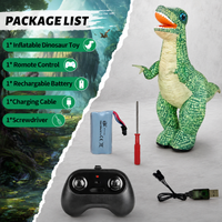 Thumbnail for MegaDino – Pełne przygód i interaktywne – nadmuchiwany dinozaur sterowany zdalnie