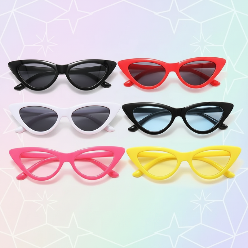 Kids Sunglasses Set – Ochrona przed promieniowaniem UV i zabawa – okulary przeciwsłoneczne dla dzieci