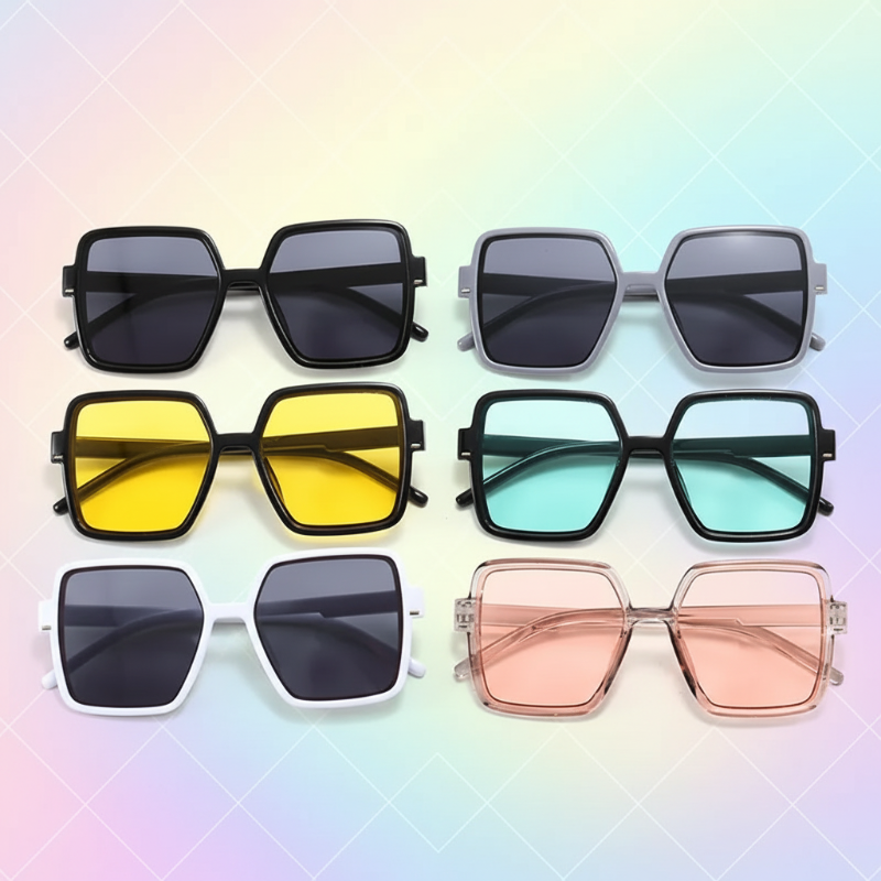 Kids Sunglasses Set – Ochrona przed promieniowaniem UV i zabawa – okulary przeciwsłoneczne dla dzieci