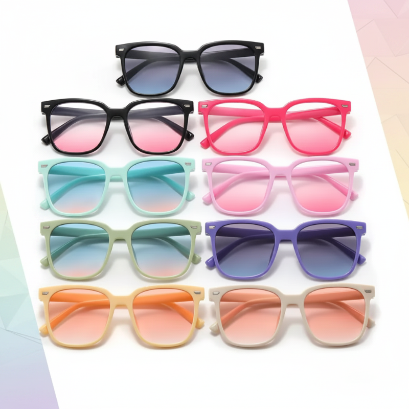Kids Sunglasses Set – Ochrona przed promieniowaniem UV i zabawa – okulary przeciwsłoneczne dla dzieci