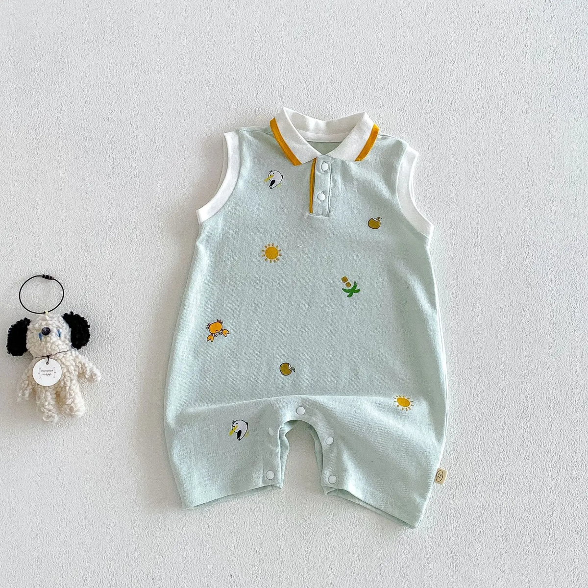 SunnyBaby – Wygodny i uroczy – body typu polo dla niemowląt