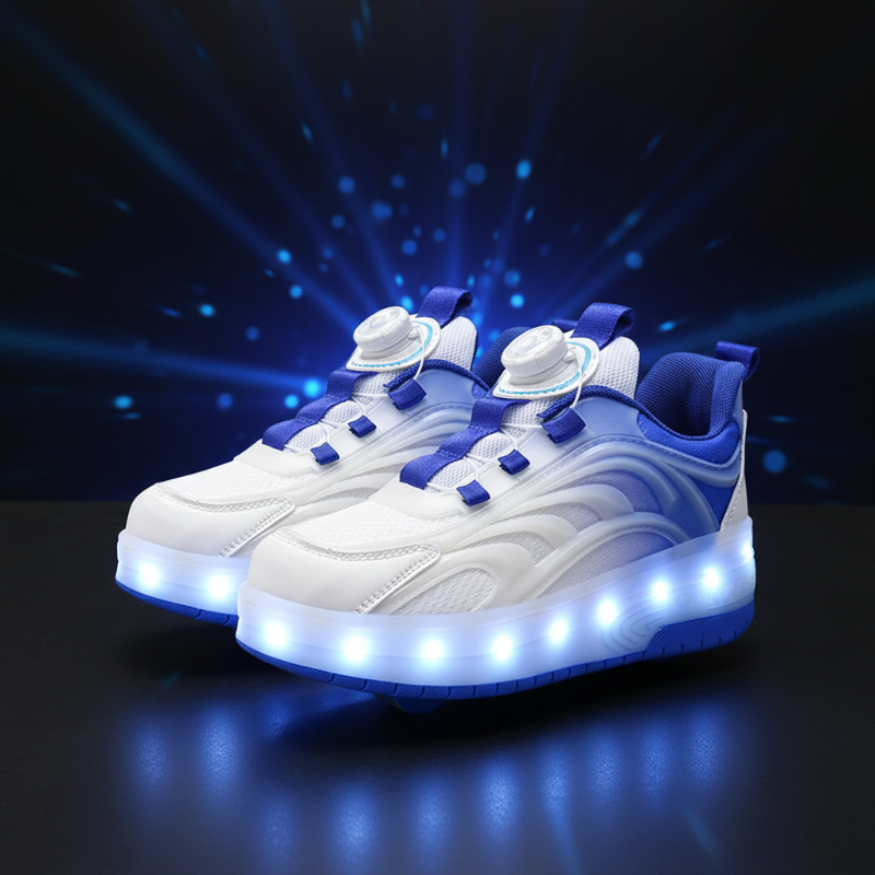 Light-Up Skate Shoes – LED i wygoda – świecące trampki na wsuw