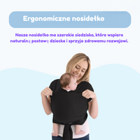 Thumbnail for SoftNest - Wygodny, oddychający i bezpieczny – ergonomiczny chusta do noszenia dzieci