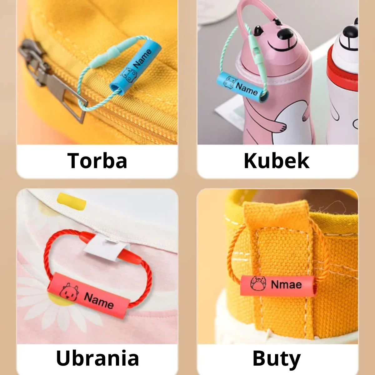 TagBuddy – Bezpieczny i osobisty – spersonalizowana etykieta z imieniem