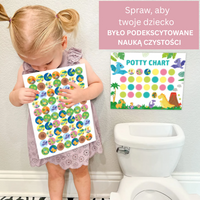 Thumbnail for Potty Training – Zabawna i motywująca - karta do nauki korzystania z nocnika z naklejkami