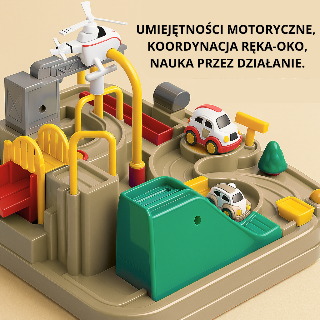 Car Adventure™ - Autka w mieście - Kreatywna zabawka tor przeszkód