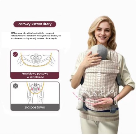 Snug Sling™ – Miękki i zamknięty – Nosidełko dla niemowląt i małych dzieci