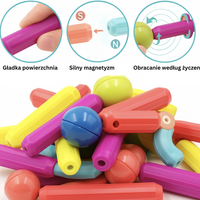 Thumbnail for Magnet Toys™ - Pałeczki magnetyczne - Rozwijanie kreatywności