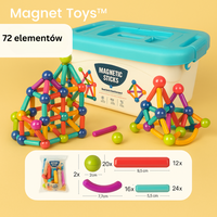Thumbnail for Magnet Toys™ - Pałeczki magnetyczne - Rozwijanie kreatywności