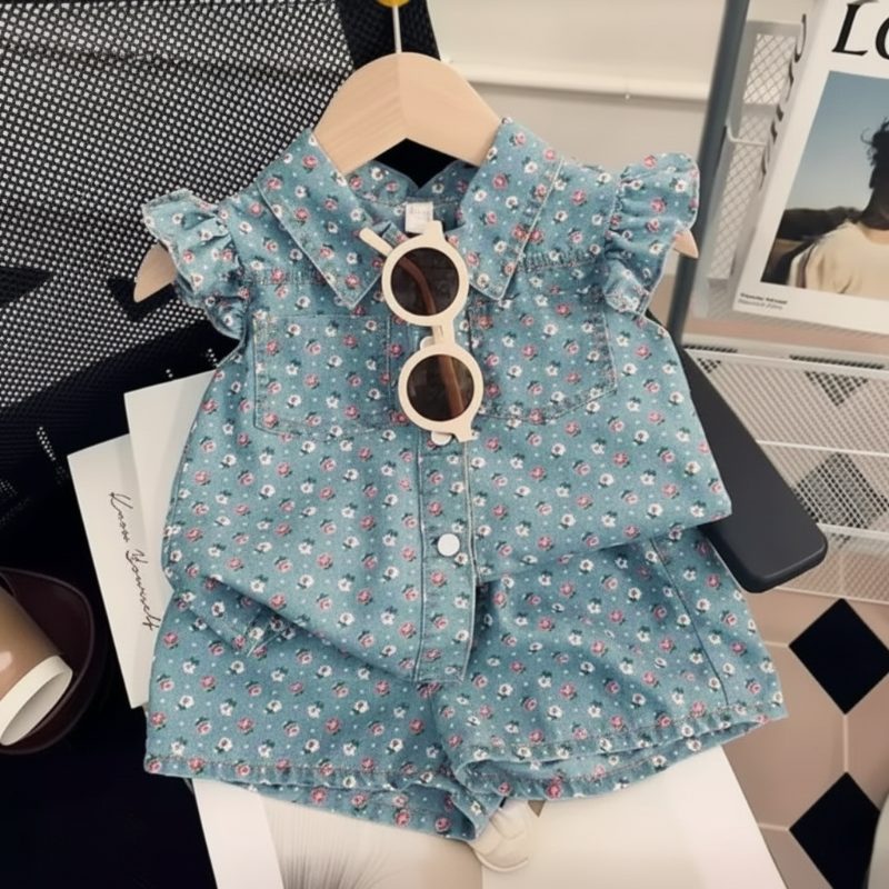Mini Fashion™ - Letni zestaw odzieży - Ubranka dla dzieci