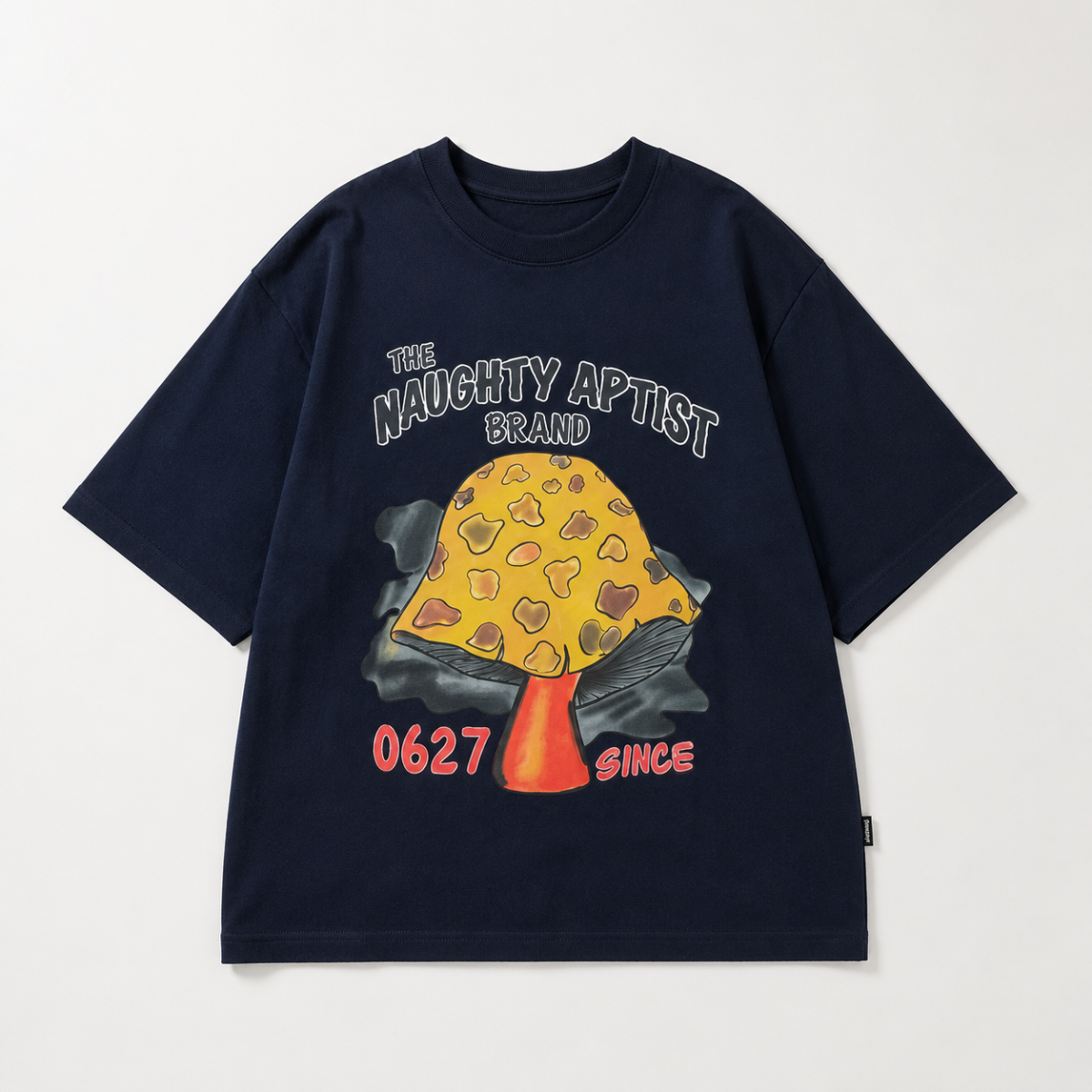 MushroomPlay – Styl casual i streetwear – koszulka oversize z nadrukiem grzybów