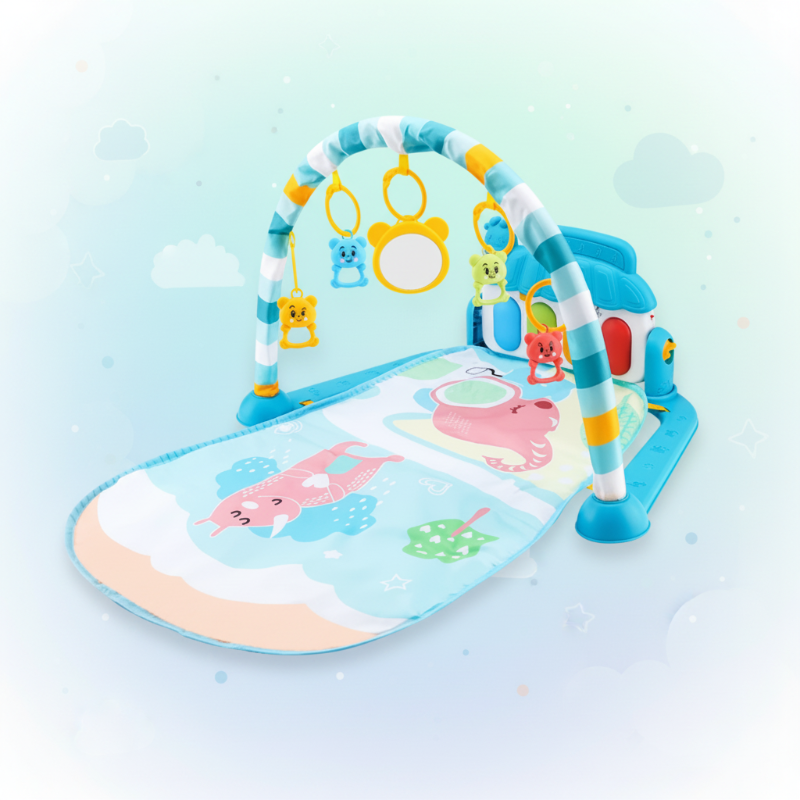 Musical Baby Play Gym – Kolorowe i edukacyjne – mata do gimnastyki dla niemowląt