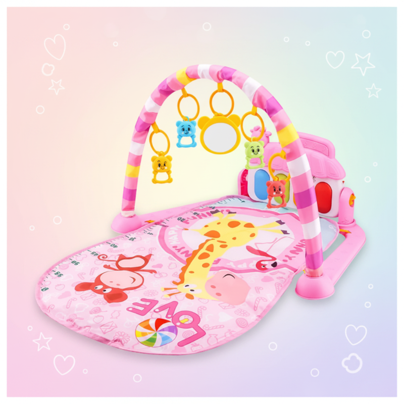Musical Baby Play Gym – Kolorowe i edukacyjne – mata do gimnastyki dla niemowląt