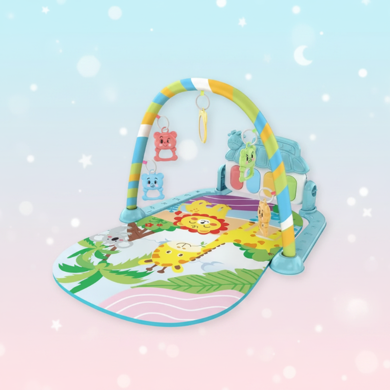 Musical Baby Play Gym – Kolorowe i edukacyjne – mata do gimnastyki dla niemowląt