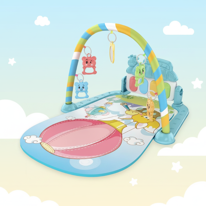Musical Baby Play Gym – Kolorowe i edukacyjne – mata do gimnastyki dla niemowląt