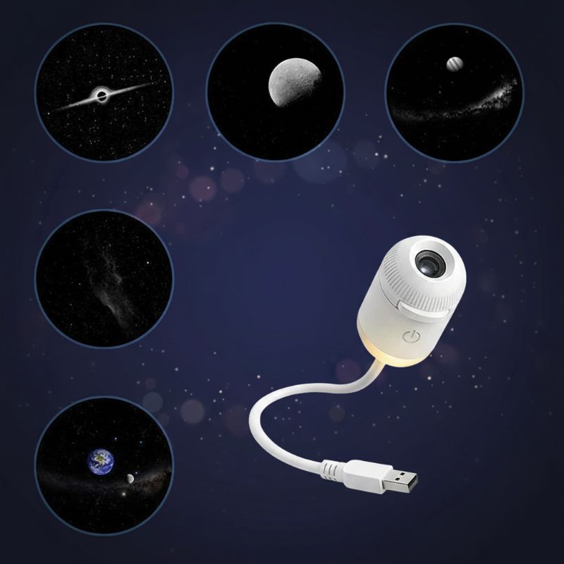 NightSky – Regulowane natężenie światła i magiczna atmosfera w sypialni – lampa LED Galaxy