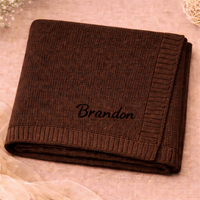 Thumbnail for Personalized Baby Blanket – Miękki i wyjątkowy – bawełniany koc z indywidualnym haftem