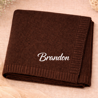 Thumbnail for Personalized Baby Blanket – Miękki i wyjątkowy – bawełniany koc z indywidualnym haftem