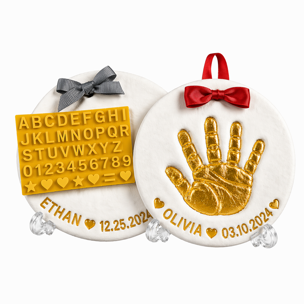 Baby Imprint Clay Kit – Wspomnienie i wyjątkowość – zestaw do odlewów z gliny