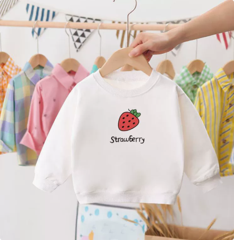 Mini Fashion™ - Sweter w truskawki - Odzież dziecięca