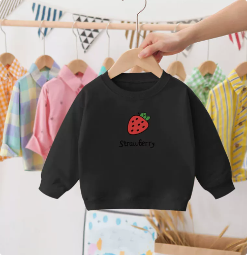Mini Fashion™ - Sweter w truskawki - Odzież dziecięca
