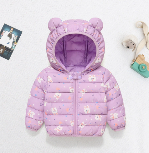 Mini Fashion™ - Kurteczka dziecięca z kapturem - Odzież dla dzieci