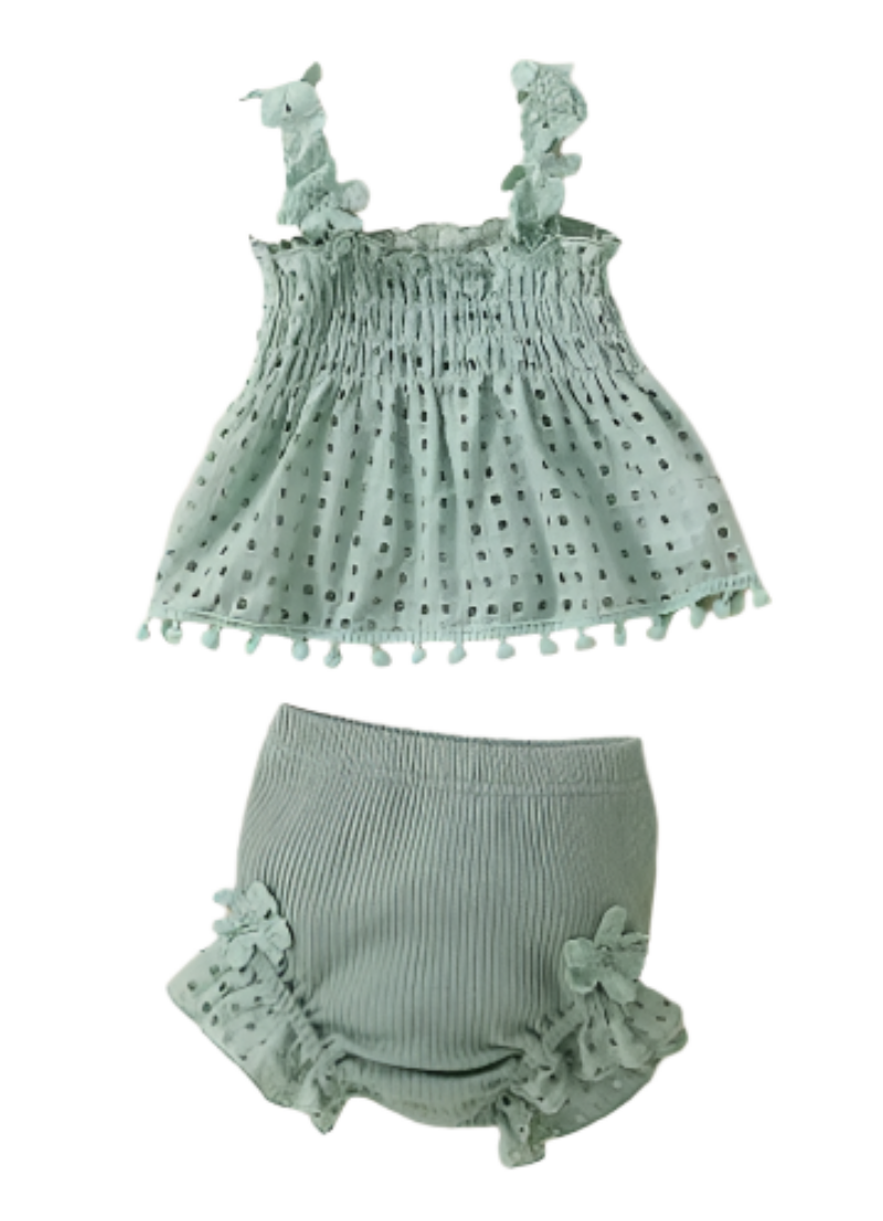 Mini Fashion™ - Zabawny i zwiewny - letni zestaw dla dziewczynki