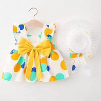 Thumbnail for Mini Fashion™ – Słodkie i letnie – Owocowa sukienka (zawiera DARMOWY słomkowy kapelusz)