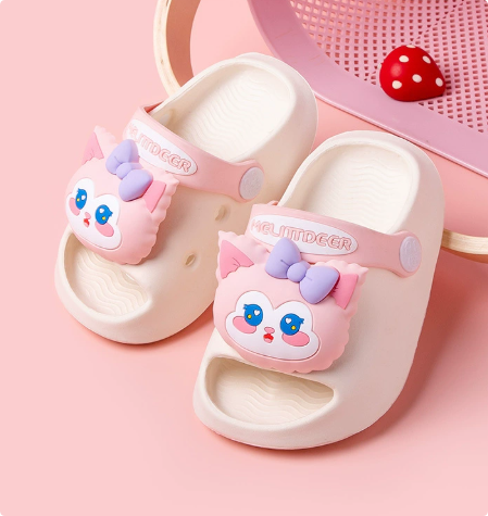 Mini Fashion – Wesoły i bezpieczny – Kapcie plażowe Polka