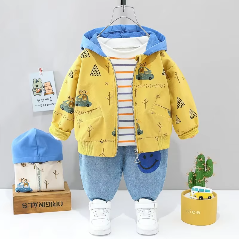 Mini Fashion™ - Maluch i przygoda - 3-częściowy zestaw ubrań