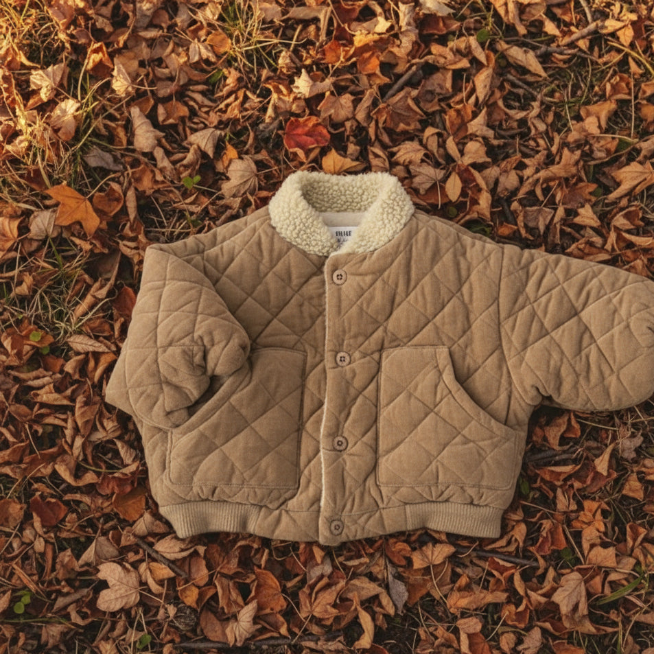 LittleWanderer – Ciepła i stylowa – pikowana kurtka dziecięca