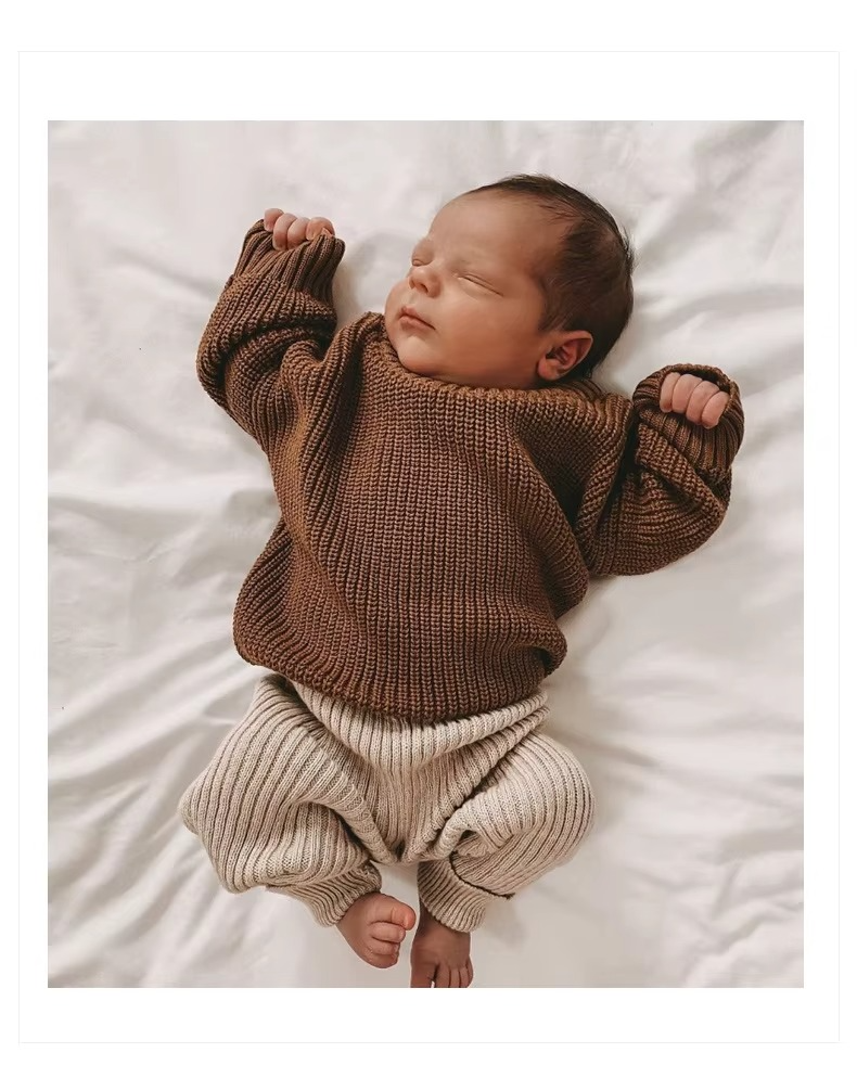 PureSoft – Classic & Cozy - Solidny sweter z dzianiny