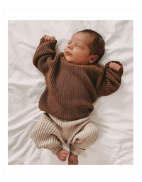 Thumbnail for PureSoft – Classic & Cozy - Solidny sweter z dzianiny