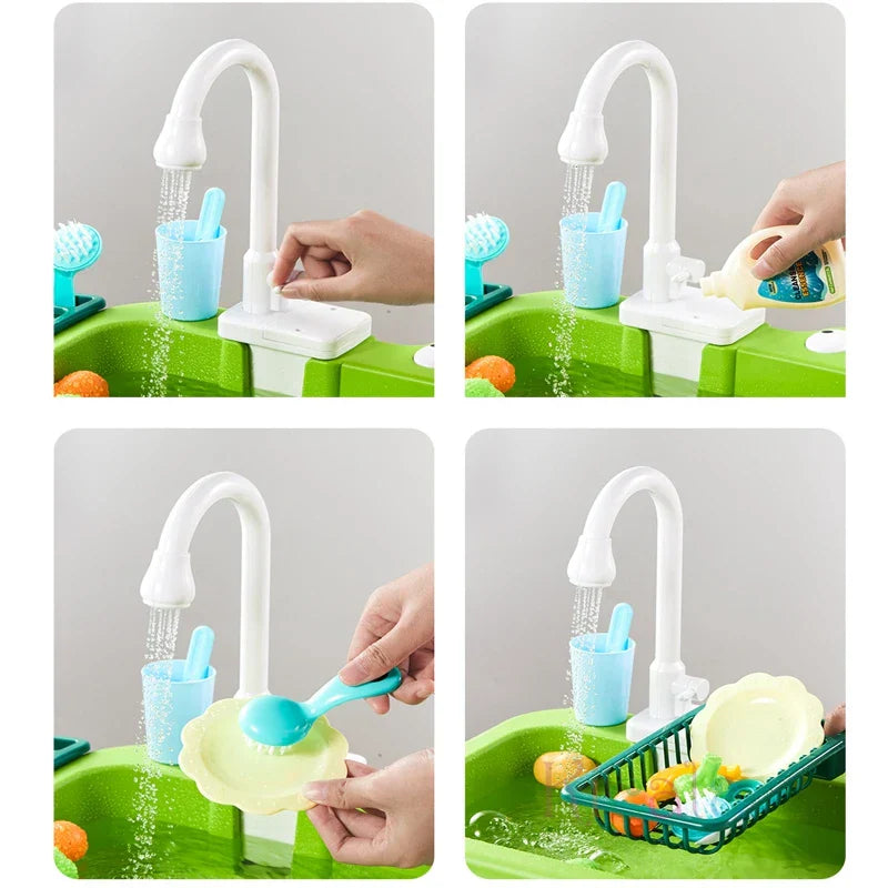 Children Kitchen – Zabawa i nauka w wodzie – Zlewozmywak 2 w 1