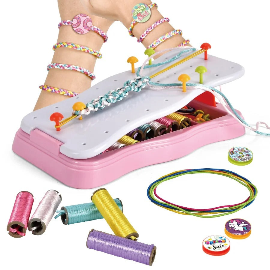 Craft Kids – Kreatywność i nauka – zestaw bransoletek do robienia na drutach dla dzieci