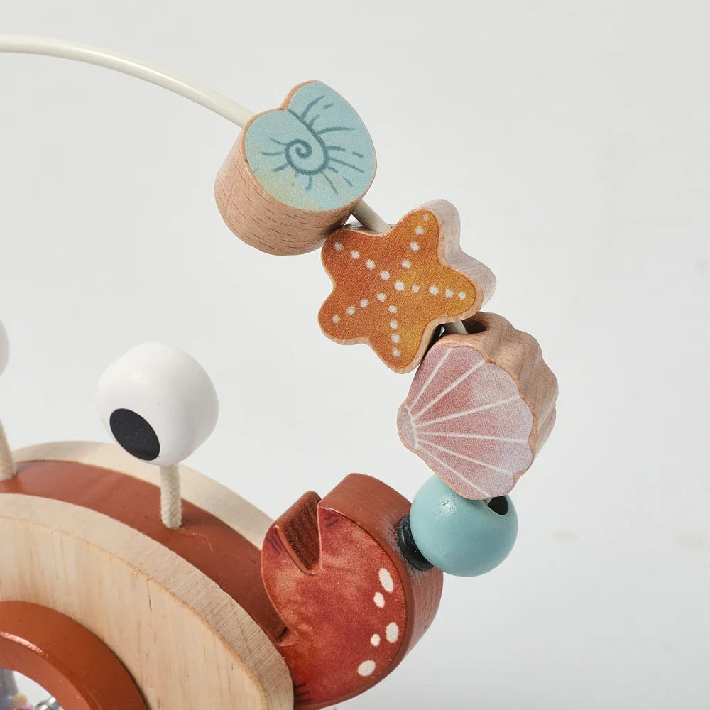 Crab Pull Toy™ – Zabawa i nauka – Drewniany krab