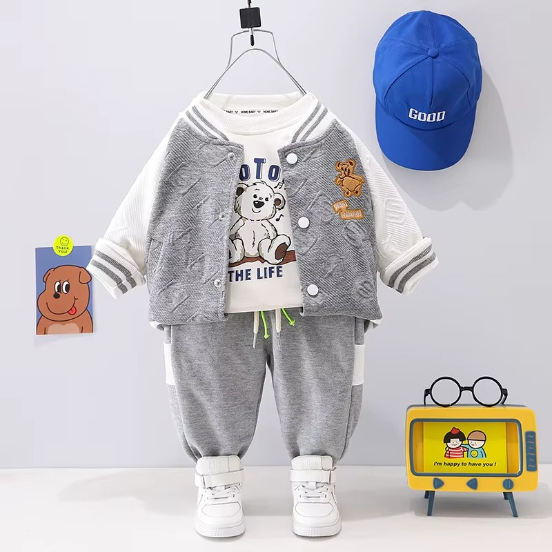 Mini Fashion™ - Maluch i przygoda - 3-częściowy zestaw ubrań