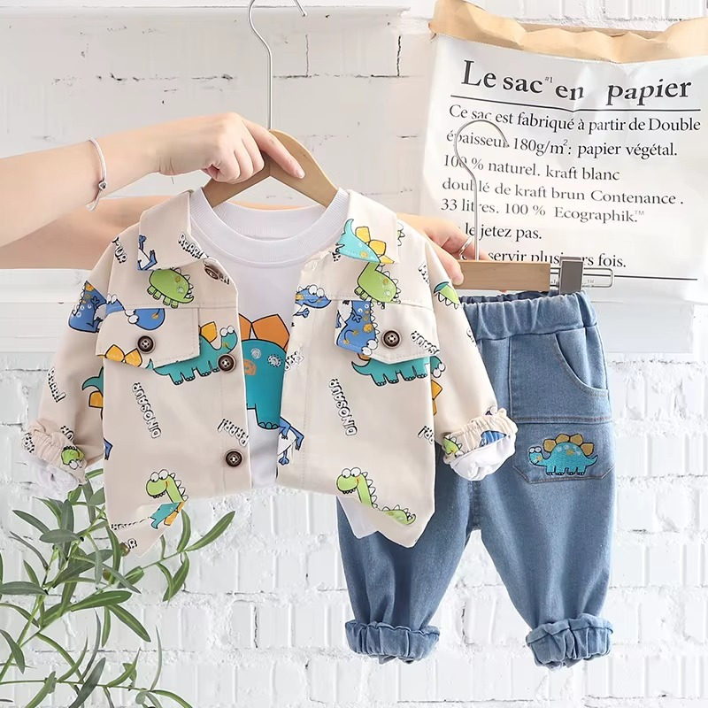 Mini Fashion™ - Maluch i przygoda - 3-częściowy zestaw ubrań