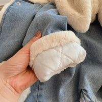 Thumbnail for Girls Bunny Denim Coat – Ciepło i wygoda – kurtka dziecięca