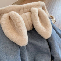 Thumbnail for Girls Bunny Denim Coat – Ciepło i wygoda – kurtka dziecięca
