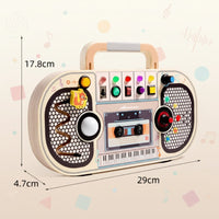Thumbnail for Wooden Busy Board – Motoryka i interakcja – tablica z ćwiczeniami muzycznymi