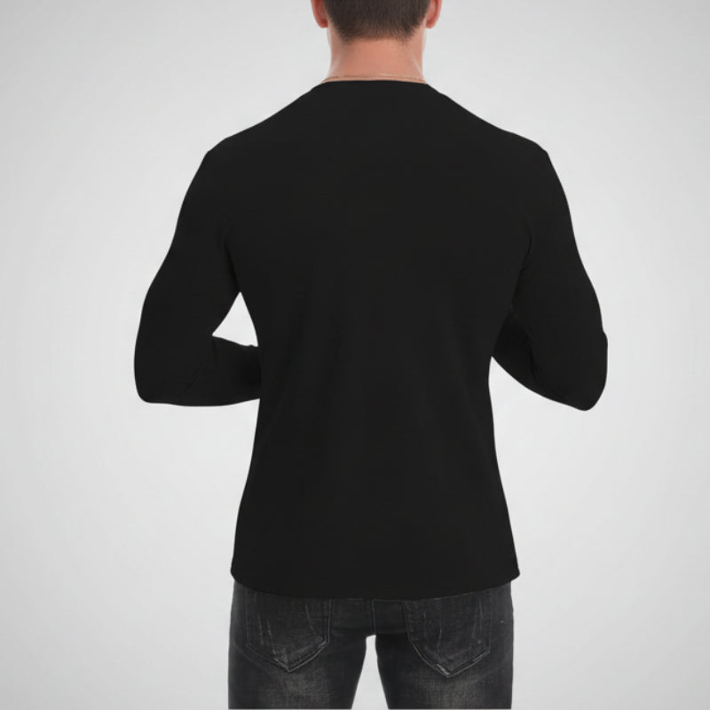 Kangaroo Pocket Shirt – Komfort i wygoda – koszulka z nosidełkiem dla mężczyzn
