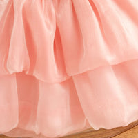Thumbnail for Tulip Mesh Dress – Elegancja i wygoda – sukienka dziecięca